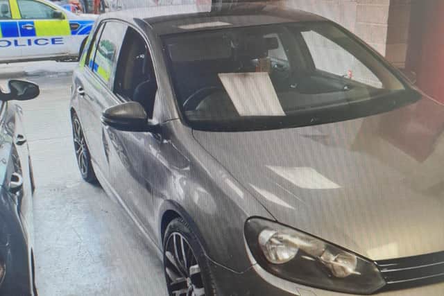 A man was arrested after being stopped in a cloned stolen car at the weekend.