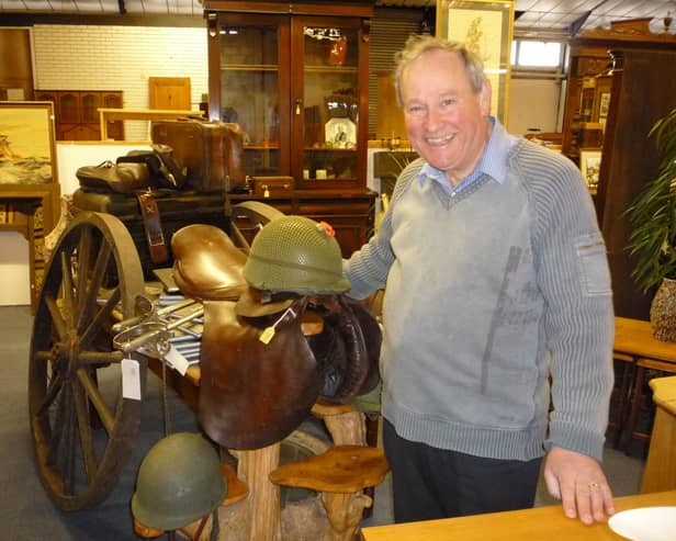 Allan Blackburn at GB Antiques Centre in Lancaster.