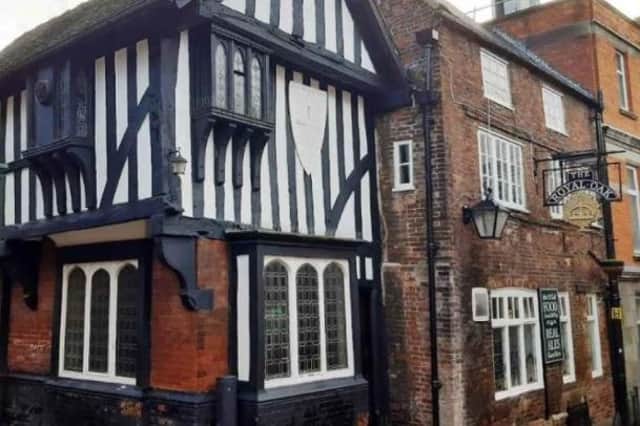 The Royal Oak is located in an historic area of Chesterfield town centre.