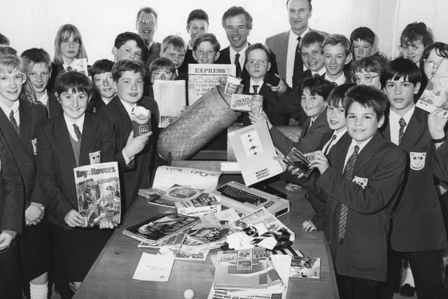 Lifestyle in the 1990s has been captured forever by pupils ar Carr Hill High School, who made up a time capsule, which was buried in the school grounds. Contained in the special flask, made by GEC Plastics, are items relating to 1990 - including books, photographs, food packets, guide to the Fylde and a copy of the Lytham St Annes Express. The project is one of a number of schemes being undertaken at Carr Hill and Lytham St Annes High School, as part of Environment Week