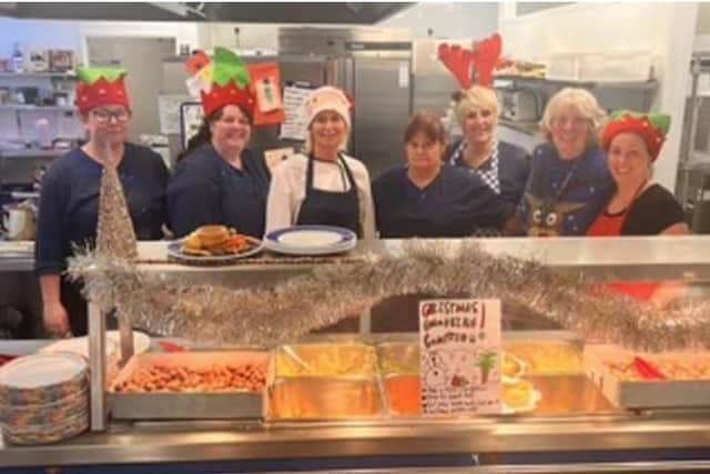The Flakefleet catering team will serve Yorkshires to all pupils next Christmas (Image: Dave McPartlin).