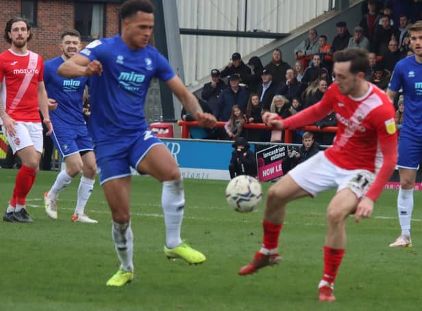 Dylan Connolly impressed Morecambe manager Derek Adams at the weekend