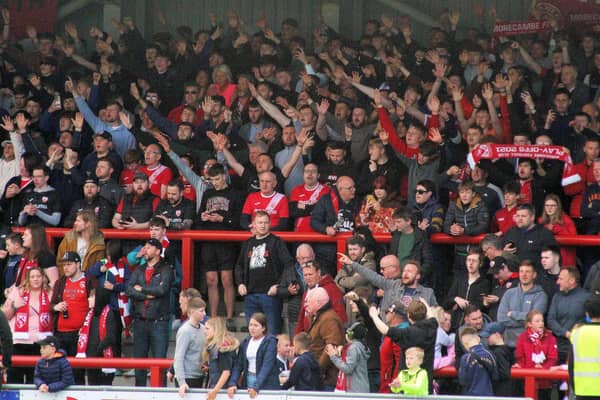 Morecambe's supporters have turned out in force this season