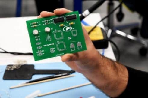 Learn to build a circuit board in a training workshop.