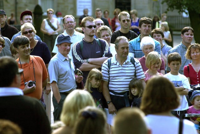Spectators at the Georgian Festival in Lancaster.