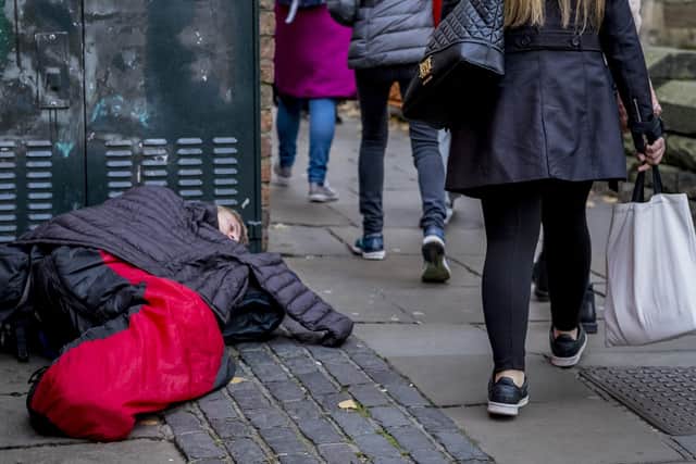 There are concerns that the cost of living crisis could force more people to sleep rough.