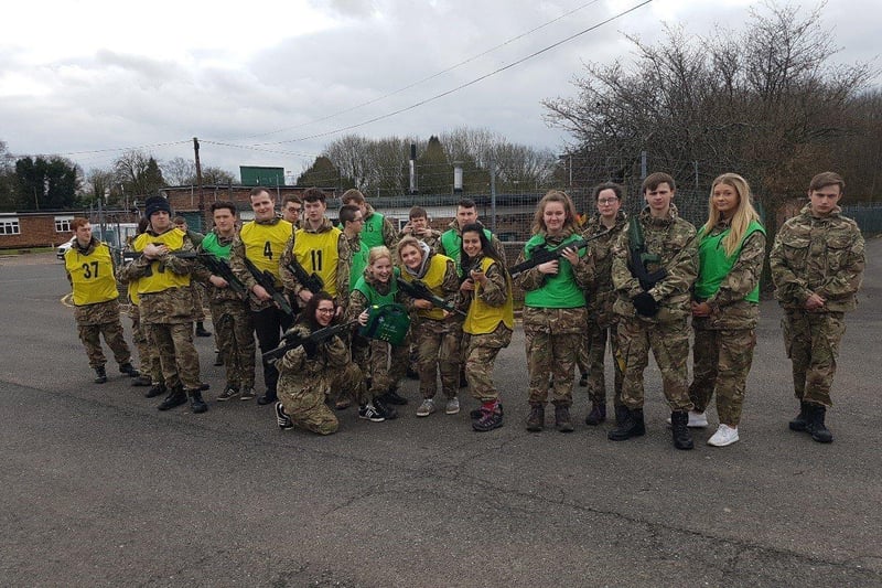 Lancaster and Morecambe College public services students went to Army Camp for work experience