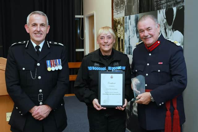 Special Inspector Sonya received the Outstanding Achievement award –