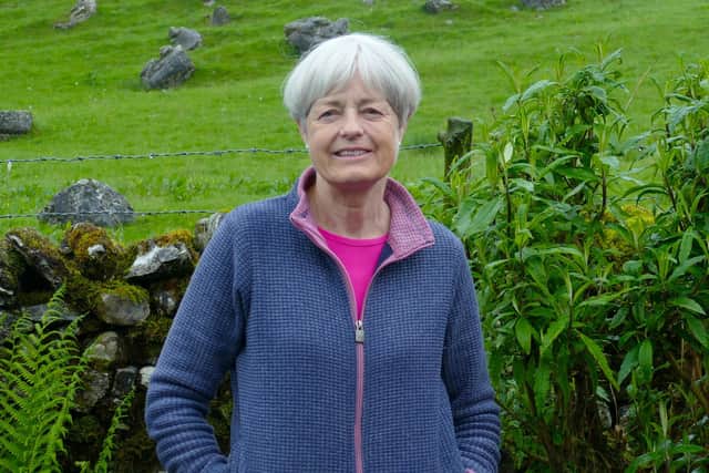 Val Winchester pictured near her Chapel-le-Dale home.