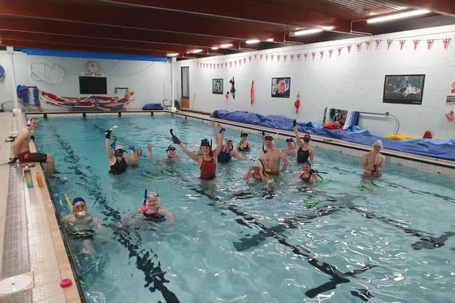 Cumbria Underwater Hockey Club meet weekly at Carnforth Community Swimming Pool.