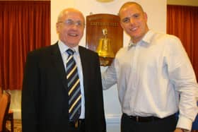 Terry Ainsworth and Jim Bentley pictured together in 2009.