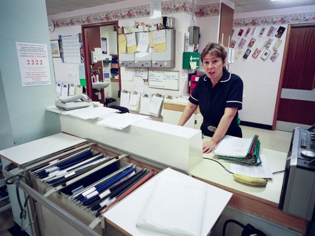 Ward sister, Anne Craig pictured in 2000, just weeks before she was due to leave for a secondment as a nurse specialist. Photo by DJ Clark.