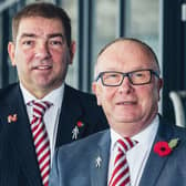 Morecambe FC co-chairmen Graham Howse and Rod Taylor Picture: Morecambe FC