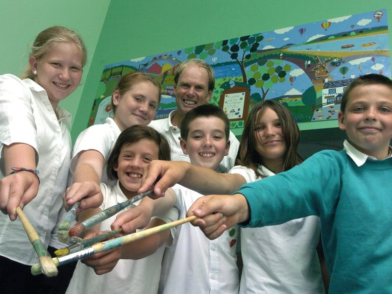 Year 6 pupils at Grosvenor Park School, Isaac Featon, Chloe Allinson, Charnia Ellis, Holly Hamilton, Stacey Russell-Lindeque and Charlie Pilling, were some of the pupils involved in a Heaton-with-Oxcliffe map project with local artist Chas Jacobs, and sponsored by Heaton-with-Oxcliffe Parish Council and Lancashire County Council.