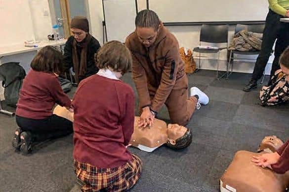 Year 6 Medical Training Day on campus with the Cathedral Catholic Primary School.