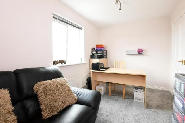 As you can see, the fourth bedroom can be converted into an office if you are working from home at present. There is space too for much more, including a relaxing sofa.