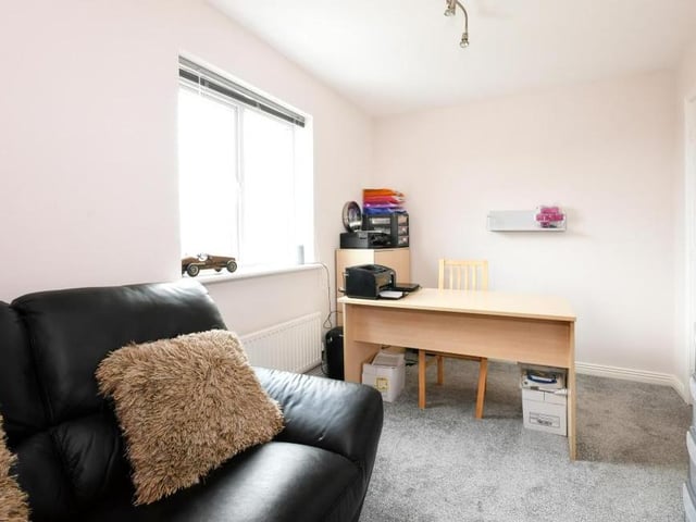 As you can see, the fourth bedroom can be converted into an office if you are working from home at present. There is space too for much more, including a relaxing sofa.
