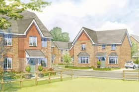 An artist's impression of how some of the homes might look. Photo: Bellway Homes