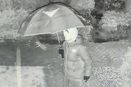 Police want to speak to this person captured on CCTV in connection with a burglary in Morecambe.