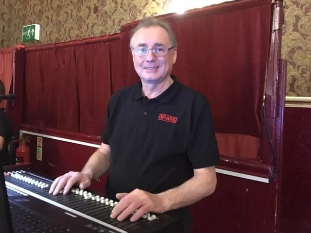 Paul Taylor, sound technician at Lancaster Grand Theatre.