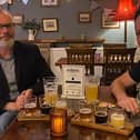 Daragh Carville and Andy Dowbiggin at Accidental Brewery & Micropub.