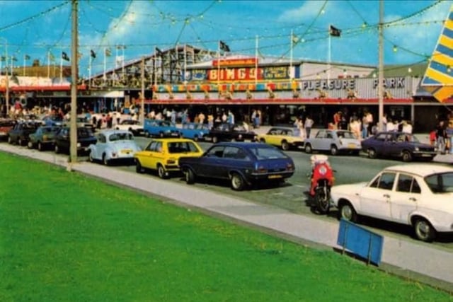 A postcard featuring Morecambe Pleasure Park before it became Frontierland. Picture courtesy of Mac D McAllister.