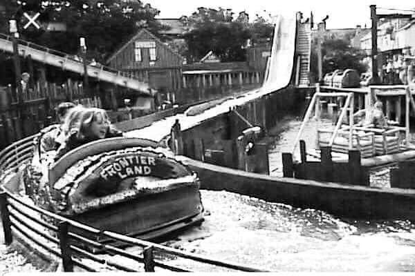 The log flume at Frontierland in Morecambe. Picture courtesy of Mac D McAllister.