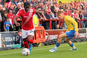 Arthur Gnahoua is one of the Morecambe players to be offered fresh terms