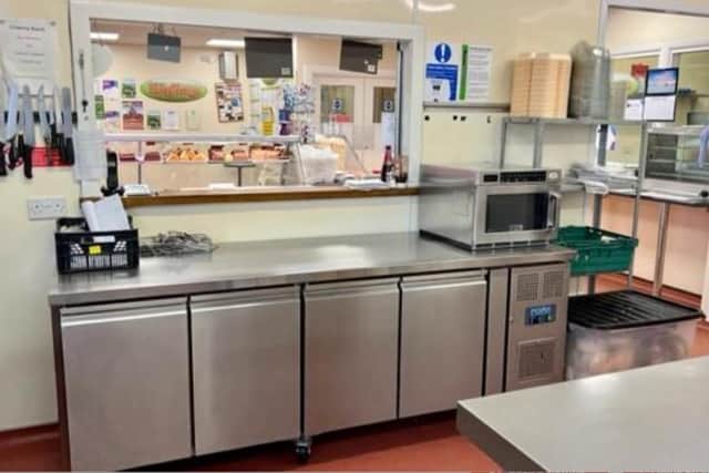 A food preparation area at Kiplings Catering Business. Picture courtesy of Fisher Wrathall Commercial.