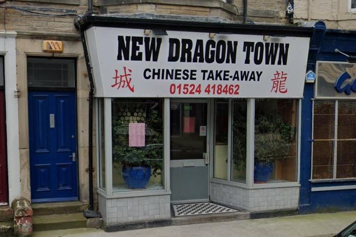 New Dragon Town on Albert Road, Morecambe, has a current 5 star rating.