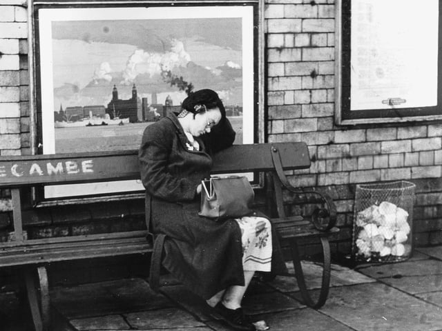 Morecambe's Euston Road station in July 1951.