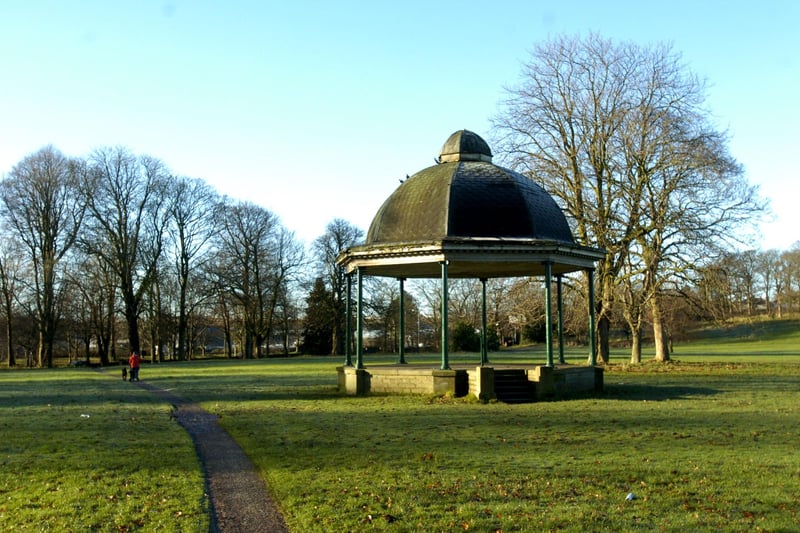 The old bandstand in Ryelands Park which has now been removed.