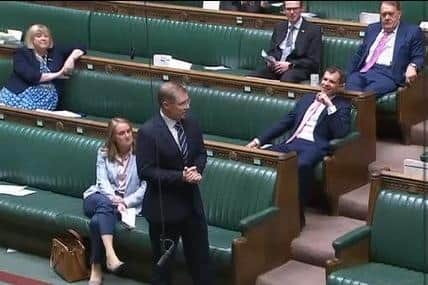 David Morris was speaking in a Parliament debate on Tuesday.