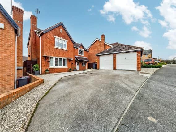 The property at Joseph Fletcher Drive, Wingerworth, is on the market for £475,000.