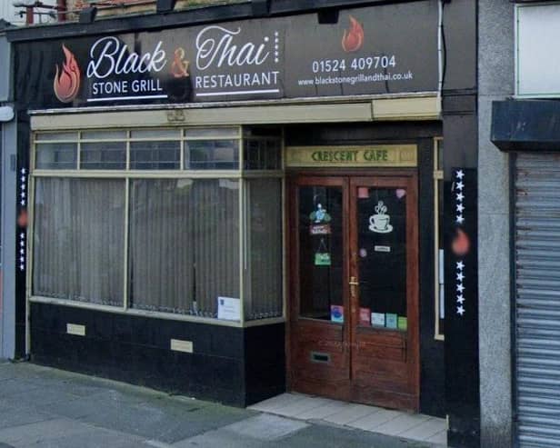 Black Stone Grill and Thai in Morecambe.