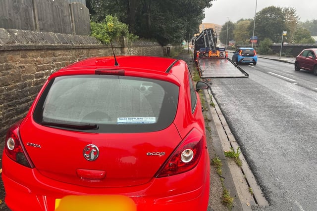 The driver of this Vauxhall Corsa was stopped by police patrols in Caton Road, Lancaster after the vehicle flagged up as having no insurance.
The driver had failed to make his payments so the insurance company cancelled the policy. The driver was reported and the vehicle seized.