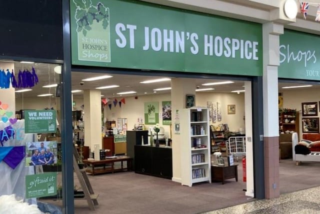 Local cancer charity St John's Hospice has two shops in the Arndale Centre in Morecambe.