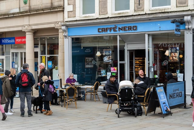 Cafes and coffee shops in Lancaster were able to welcome customers back following the relaxing of lockdown rules.