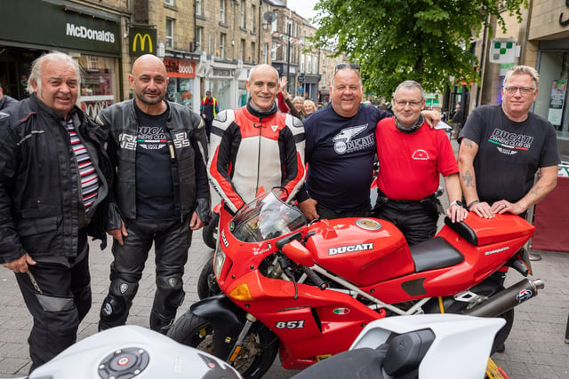 Lancaster Festa Italia. Members of the Ducati Owners Club.