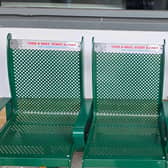 The new seating in Marketgate.