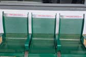 The new seating in Marketgate.
