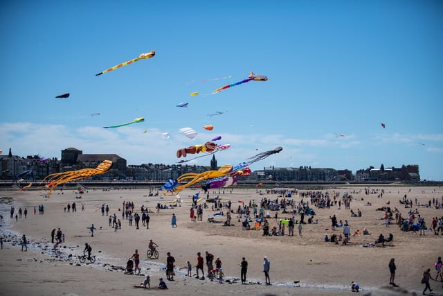 Catch the Wind kite festival in Morecambe - 10.07.2022. Picture by Anthony Farran.