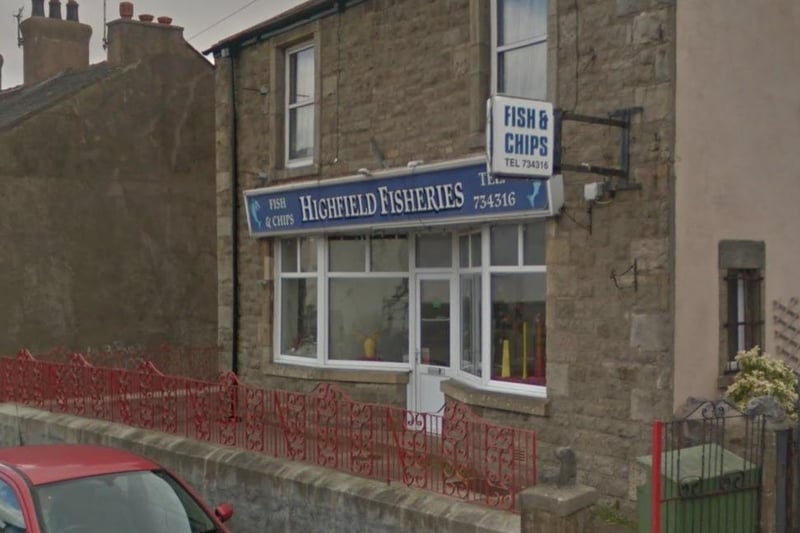 Highfield Fisheries at Highfield Road, Carnforth, has a current 5 star rating.
