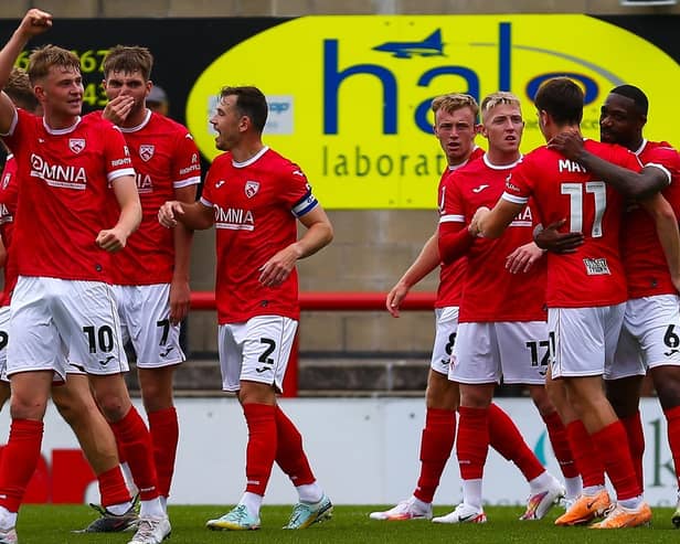 Morecambe's players have had success away from home of late Picture: Jack Taylor