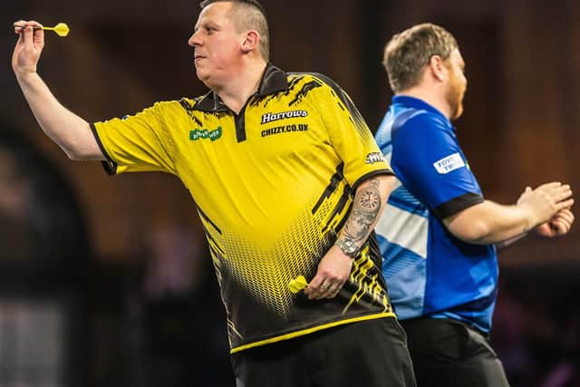 Dave Chisnall was beaten in Germany last weekend Picture: Taylor Lanning/PDC
