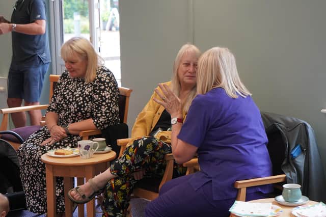 The day therapy services at St John's Hospice have welcomed back volunteers.