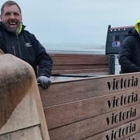 Morecambe prom storm boards to be removed after high tide