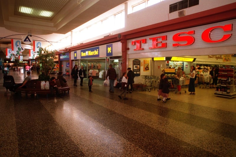 Tesco supermarket in The Arndale in 1999.