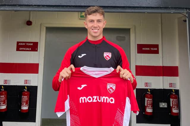 Jensen Weir has joined Morecambe on loan Picture: Morecambe FC