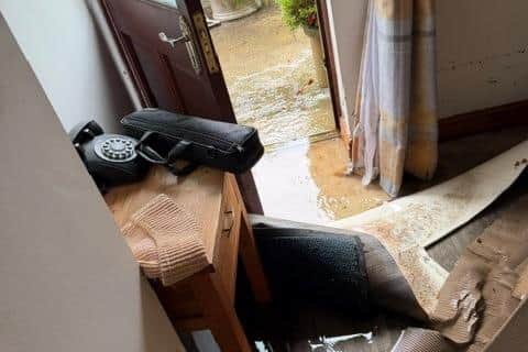 Flooding at Carr House Farm.